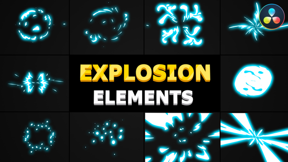 2D Explosion Elements | DaVinci Resolve