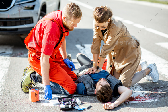 Emergency care after the road accident