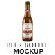 Beer Bottle Mockup