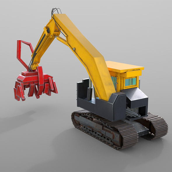 Komatsu feller buncher - 3Docean 34110693