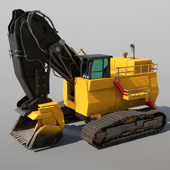 Mining hydraulic shovel - 3Docean 34110730