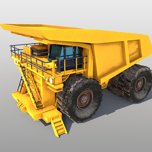 Mining truck 3d - 3Docean 34110733