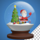 Santa Snow Globe - VideoHive Item for Sale
