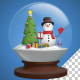 Snowman Snow Globe - VideoHive Item for Sale