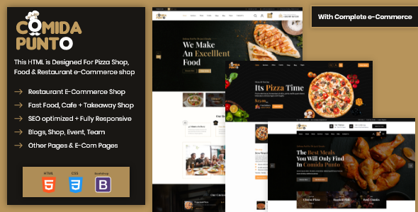 Comida Punto | Food Restaurant HTML Template