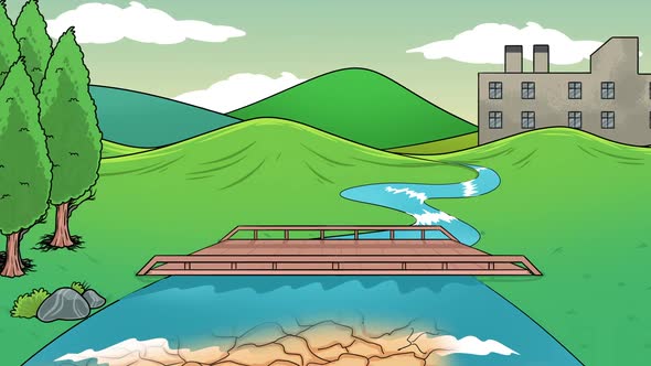 Green Landscape Transformation to Drought alt