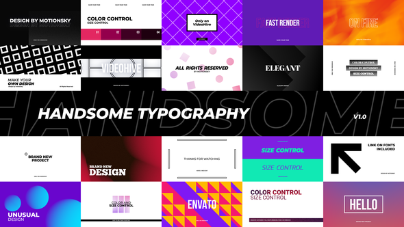 Handsome Typography Pack