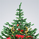 Realistic Decorated Christmas Trees