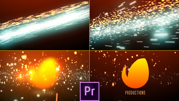 Cinematic Light Streaks Logo - Premiere Pro, Premiere Pro Templates