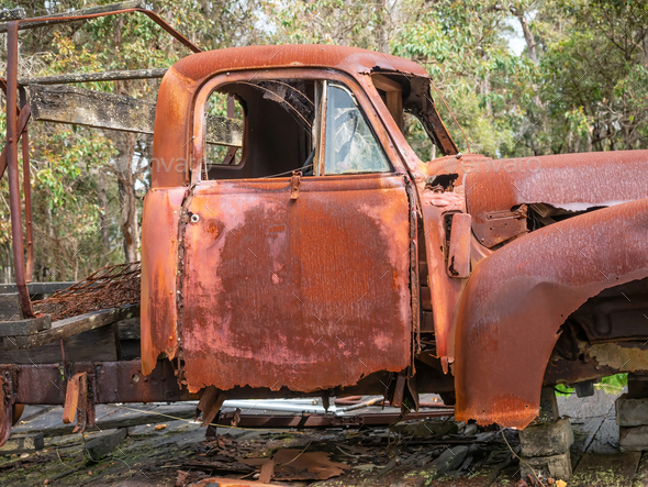 A Rusting Truck in Australia Stock Photo by zambezi | PhotoDune