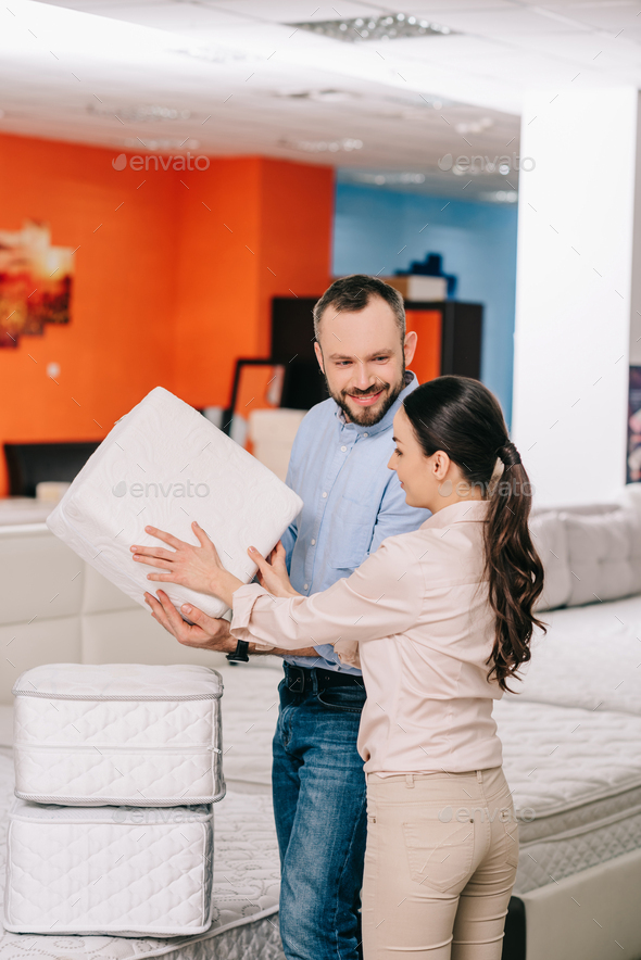 Foldable mattress on sale in store