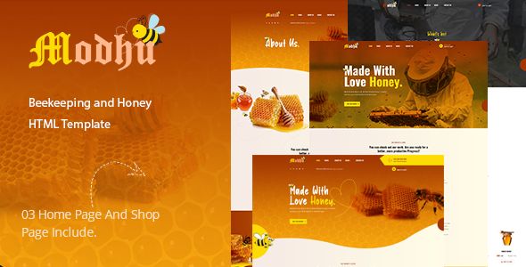 Great Modhu - Beekeeping and Honey HTML Template