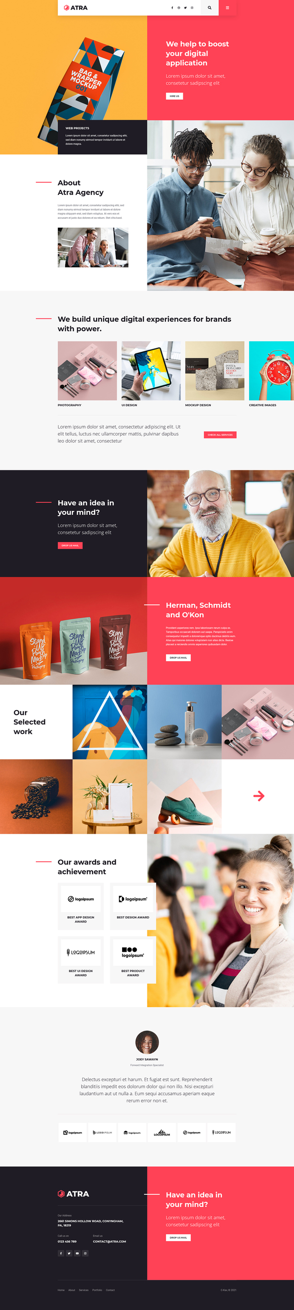 Atra - Creative Agency Elementor Template Kit
