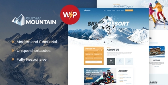 Snow Mountain | Ski Resort & Snowboard School WordPress Theme