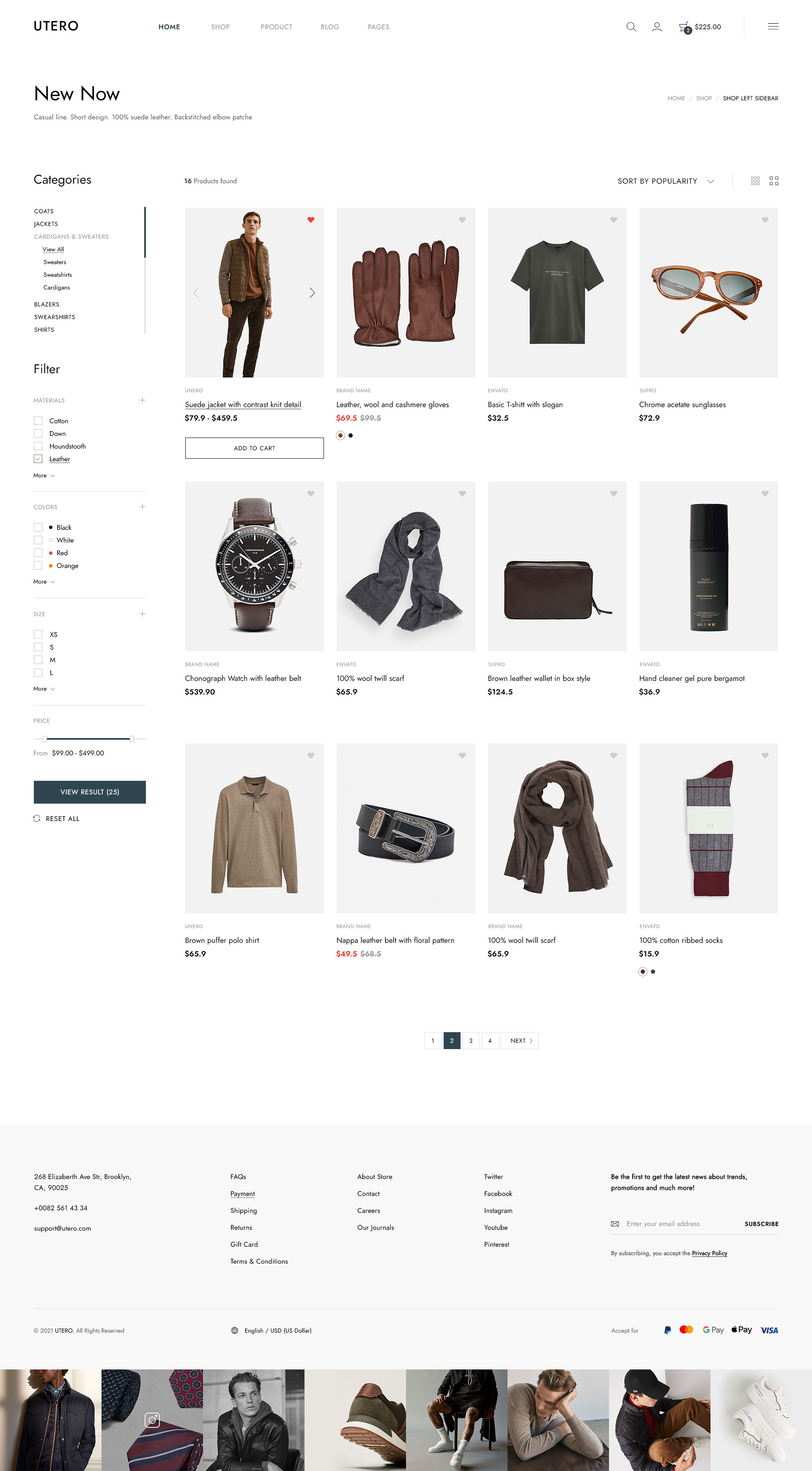 Utero - Minimalist eCommerce PSD Template by LoganDang | ThemeForest