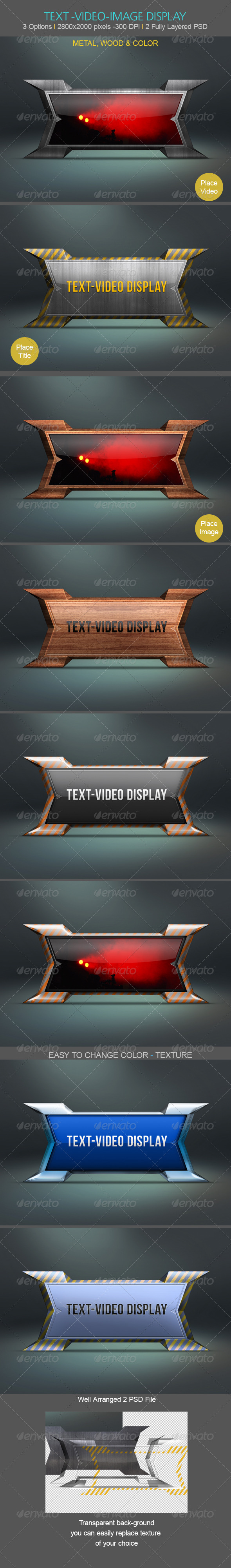 Text-Video-Image Desplay - Tech / Futuristic Photo Templates