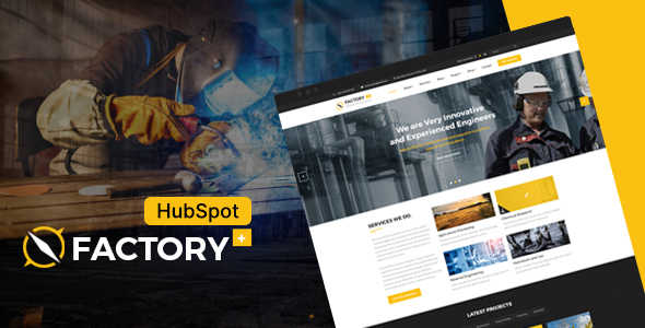 Factory Plus - Industrial Business HubSpot Theme