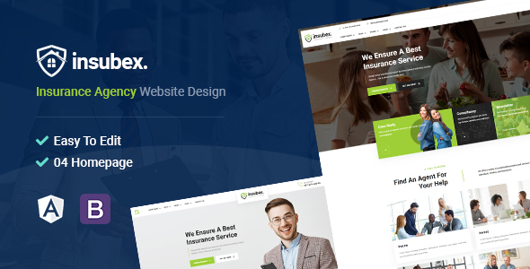 Insubex | Insurance & Consulting Angular Template