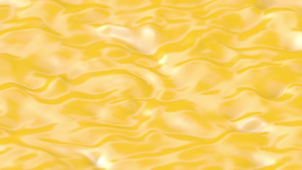 Yellow Metallic Liquid Wave Background alt