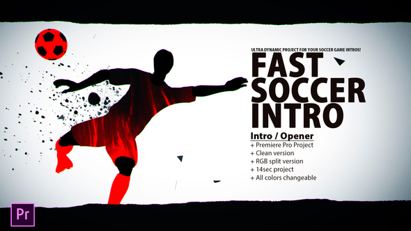 Fast Soccer Intro - Soccer Opener - Soccer Youtube Intro - Premiere Pro