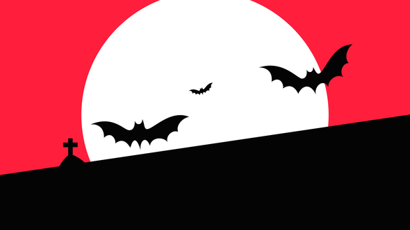Flat Halloween Logo