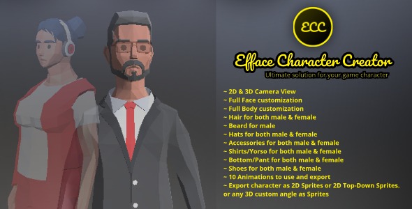 Efface Character Creator - Ultimate Solution For Your Game Character