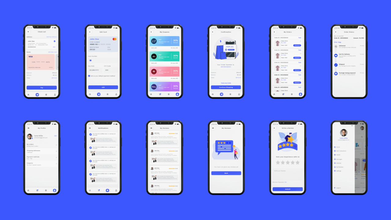 E-Commerce App - Fully Customisable React-Native Template by ...