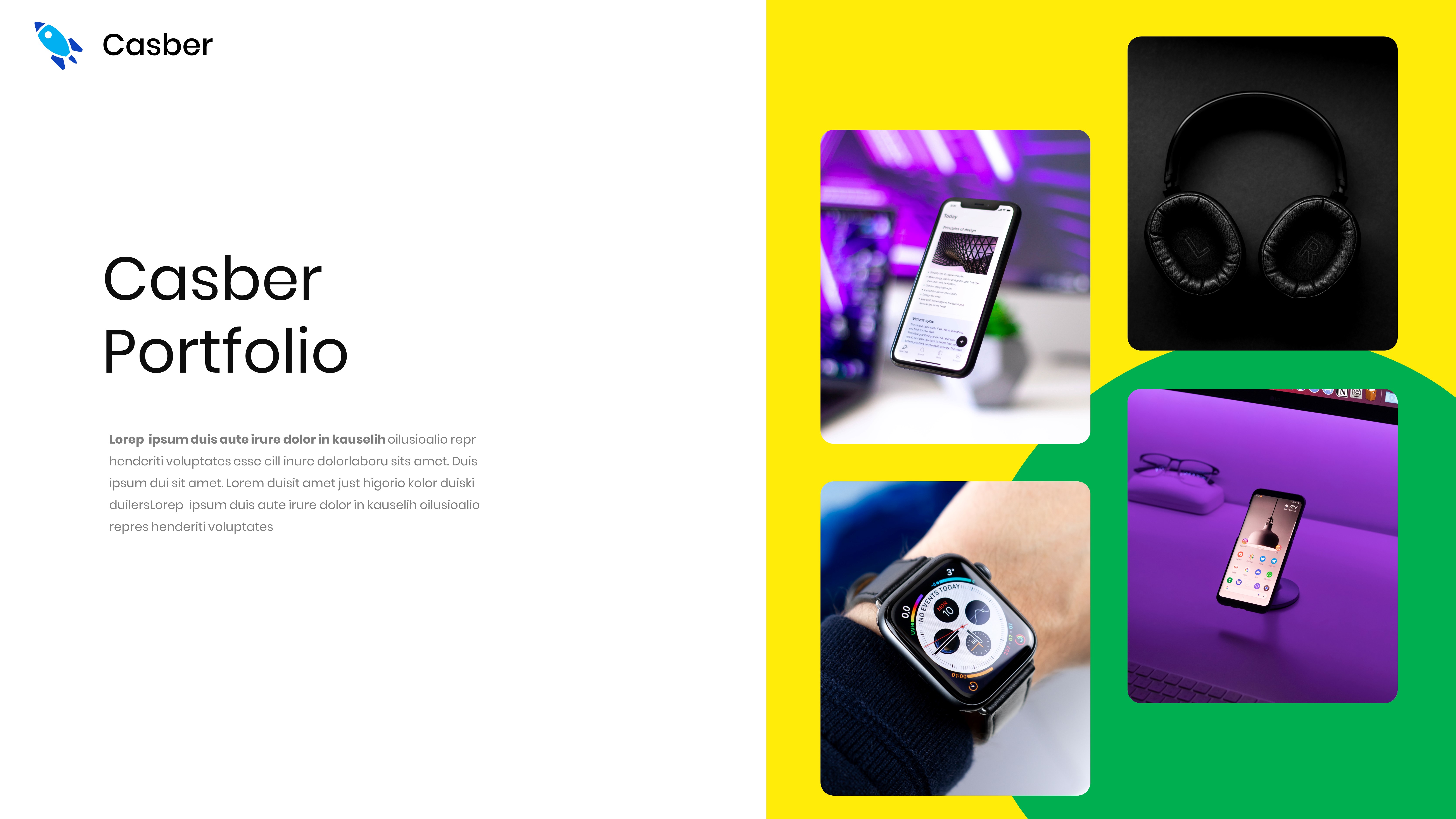 Casper – Business PowerPoint Template, Presentation Templates ...
