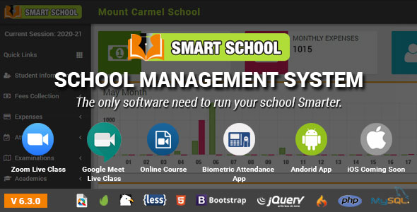 Smart School : - CodeCanyon 19426018