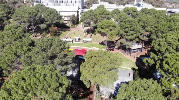 Aerial View of a University Campus in Australia