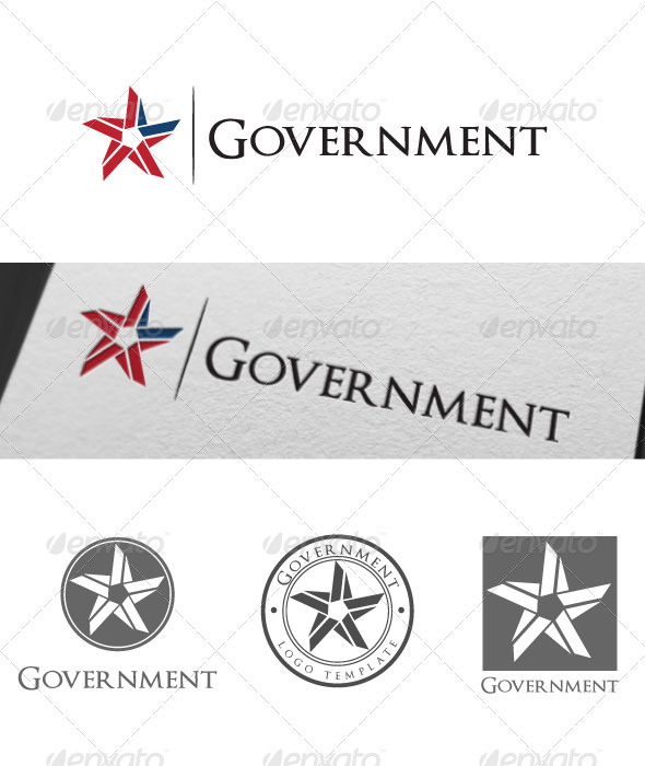 Government Logo Template - Vector Abstract