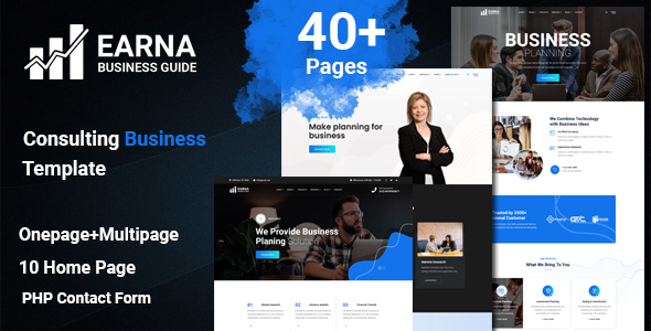 Earna - Consulting Business Template