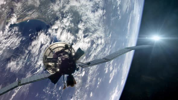 Communications Satellite In Earth Orbit 1