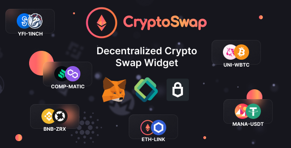 Crypto Swap - Cryptocurrency Exchange Script and Widget on Ethereum Blockchain