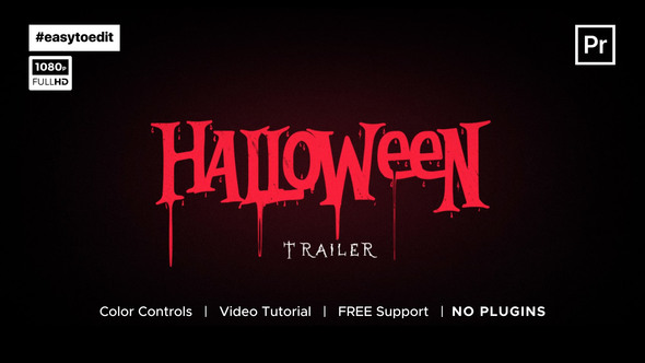 Halloween Trailer Template