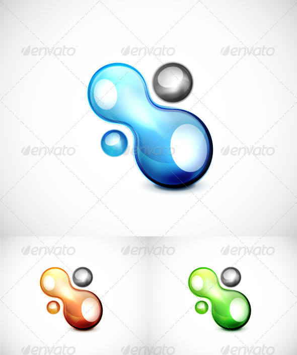 Shiny Technology Bubbles - Decorative Symbols Decorative