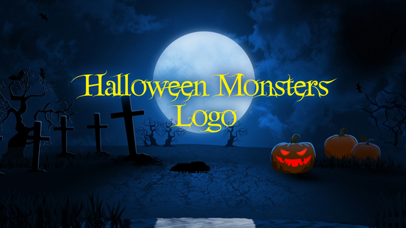 Halloween Monsters Logo