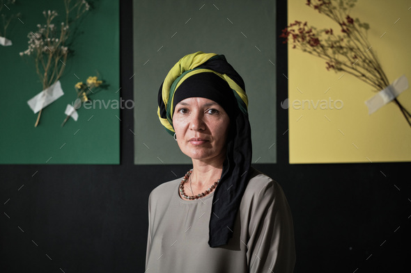 Muslim woman in hijab - Stock Photo - Images