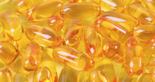 Omega Fish Oil Dietary Supplement Background 