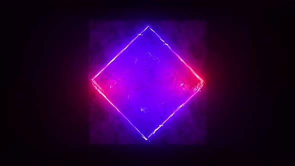 Drawn Glowing Cube