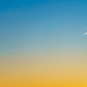 Crescent at the sunset sky. Sunset colors and new moon. - PhotoDune Item for Sale