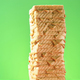 Peanut Butter Sandwich Tower. Bread Slices Stack on Colorful Background - PhotoDune Item for Sale