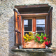 Typical window of the Swiss Alps - PhotoDune Item for Sale