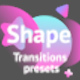 Shape Transitions Presets - VideoHive Item for Sale