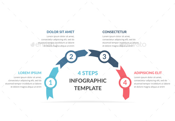 [DOWNLOAD]Infographic Template with 4 Steps