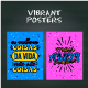 Vibrant Vintage Posters in Brazilian Portuguese