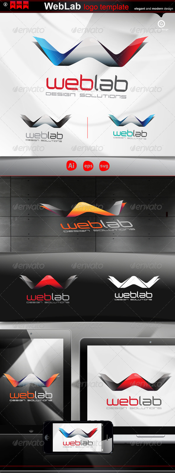 Web Lab - Letters Logo Templates