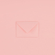 close-up view of single closed pink envelope isolated on pink - PhotoDune Item for Sale