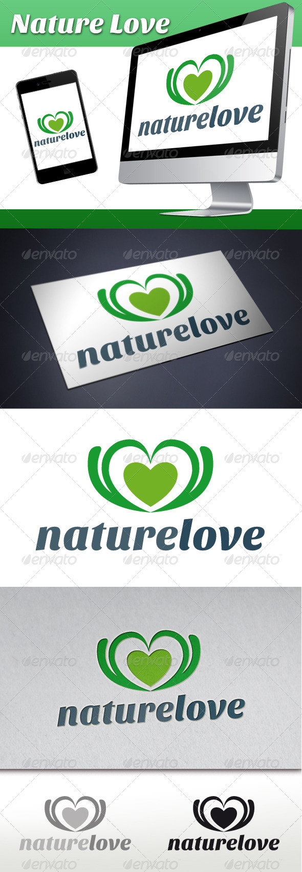 Nature Love Logo - Nature Logo Templates