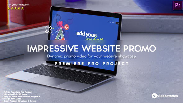 Impressive Website Promo - Web Demo Video Premiere Pro